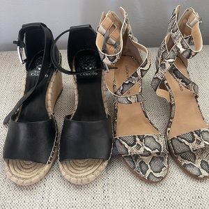 Lucky brand and Vince  Camuto shoes size 9.5